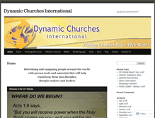 Tablet Screenshot of dynamicchurches.org